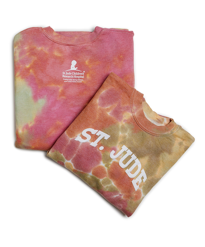 Primary image St. Jude Collegiate Tie-Dye Sweatshirt